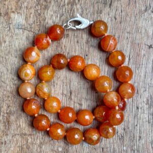 colar agata de fogo